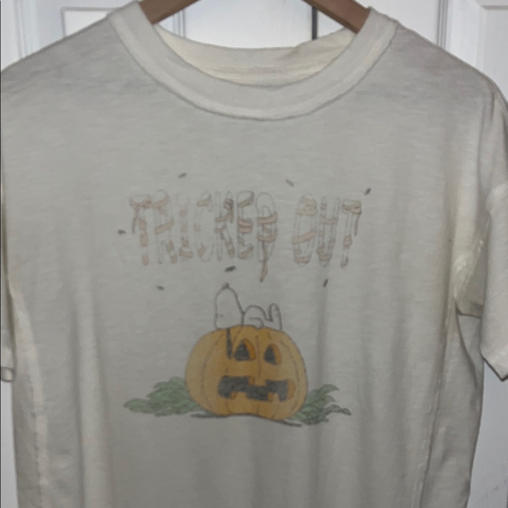 Aerie XXS Snoopy Oversized Halloween Graphic T-Shirt